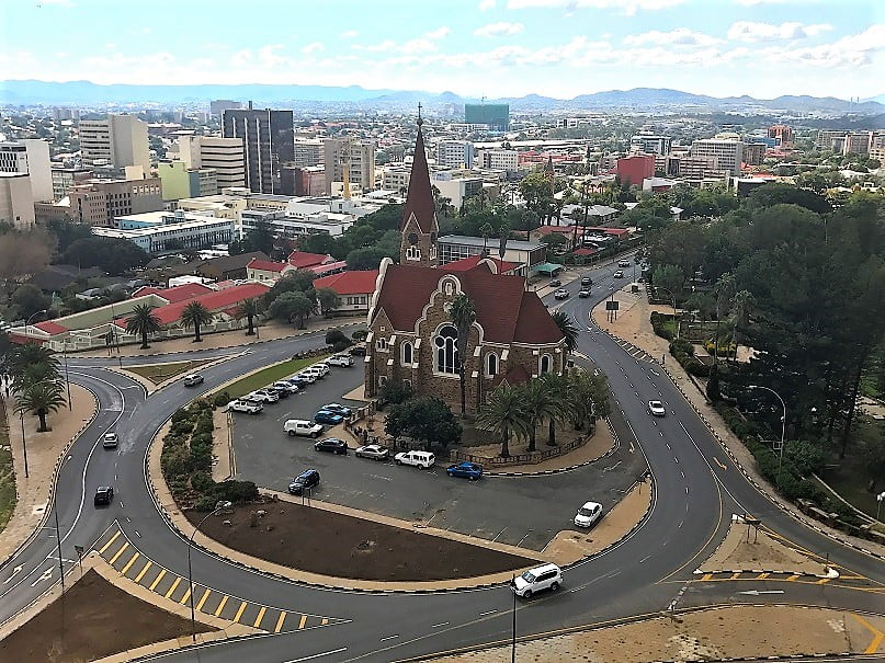 A Igreja de Cristo, em Windhoek (Turismo na Namíbia por Carioca NoMundo)