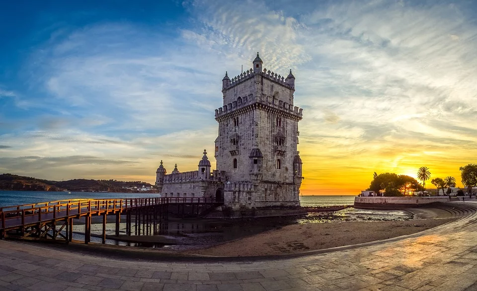 A Torre de Belém, em Lisboa