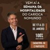 Inscreva-se na Semana da Hospitalidade do Carioca NoMundo