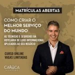 Matrículas abertas para o curso do Carioca NoMundo Como criar o melhor serviço do mundo