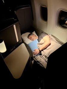 Classe executiva Polaris da United Airlines Por Carioca NoMundo